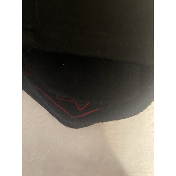 Jou Jou WESTERN COLORFUL COWBOY BOOT PATCHWORK FUNKY BLACK VEST Womens Large - Picture 8 of 9